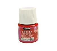 Peinture acrylique - Pébéo - P.BO Déco - Rouge mat - 45ml - Finition mate