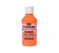 Peinture acrylique - PÉBÉO - Pouring - Orange fluorescent - 118 ml