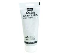 Pébéo Peinture acrylique Studio Acrylics – Gris neutre (Gris G) – Opaque, Mat/Satiné, Fin – 100 ml
