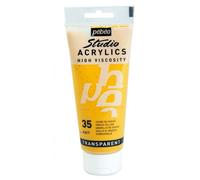 Peinture Acrylique - Pébéo - Studio - Jaune de Venise - 100 ml - Satiné