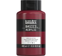 Peinture Acrylique, Peinture Artistique Monopigment¿¿E, R¿¿Sistante ¿¿ La Lumi¿¿Re, Qualit¿¿ Archive, Finition Satin¿¿E, Pot De 400 Ml - Rouge De Cadmium Fonc¿¿ Imitation