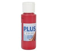 peinture acrylique Plus Color 60 ml de rouge baie