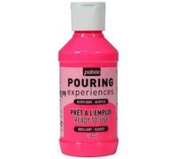 Peinture Acrylique Pouring Pébéo - 118 Ml Rose Fluorescent
