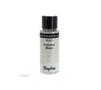 Peinture acrylique - Rayher - Extreme Sheen - 59 ml - Argenté Clair - Brillant