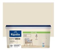 Ripolin - Peinture Attitude Café du matin multi-supports Satin 2,5 Litres Blanc cassé G