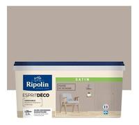 Peinture acrylique Ripolin ESPRIT DECO monocouche satin 2.5 L poivre sichuan