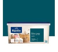 Peinture acrylique RIPOLIN Esprit Déco Satin Bleu pop 3 L