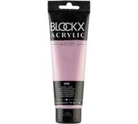 Blockx 60495BXC Acrylique Fine Semi-opaque et Satinée - Nacré - Rose Pigment iridescent/PR 122 - 120ml