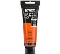 Peinture acrylique - Rouge orange vif - 620 - Liquitex Basics acrylic - Tube 118ml