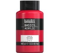 Peinture acrylique - Rouge primaire - 415 - Liquitex Basics acrylic - Pot 400ml Rouge