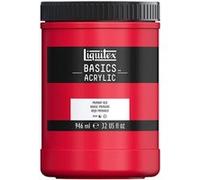 Peinture acrylique - Rouge primaire - 415 - Liquitex Basics acrylic - Pot 946ml Rouge