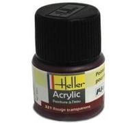 Peinture Acrylique Rouge Transparent 9321 Heller multicolore G