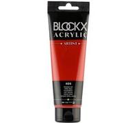 Peinture acrylique - Rouge vif - 456 - BLOCKX Artist - Qualité beaux-arts - Tube 120ml