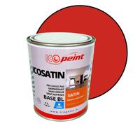 Peinture Acrylique Satin Lessivable 1L - ICOSATIN RAL 2002 Orangé sang