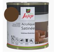 Peinture acrylique satinée chocolat 0 5l 0 5 L 0 5 L