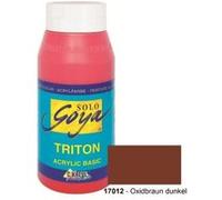 Peinture acrylique solo goya triton, marron oxyde, kreul 17012 Marron G