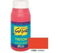 Peinture acrylique solo goya triton, rouge, 750 ml kreul 17003 Rouge G