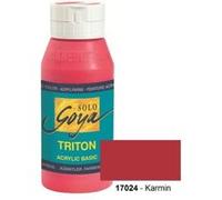 Peinture acrylique solo goya triton, rouge carmin, kreul 17024 Rouge G