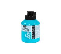 Pébéo - Acrylique Fine Studio Acrylics - Peinture Acrylique Bleu - Bleu Turquoise - 500 ml
