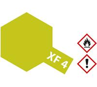 Peinture Acrylique Tamiya Vert Jaune Mat XF4