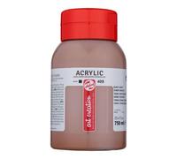 Peinture Acrylique - Terre D'ombre Brûlée - 409 - Pot De 750 Ml - Talens Art Creation