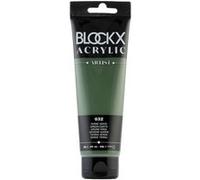 Peinture acrylique - Terre verte - 632 - BLOCKX Artist - Qualité beaux-arts - Tube 120ml