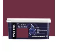 Peinture acrylique TOLLENS 'Cuisine & Bains Triple Ecran' Violet digital 1,5 L