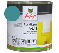 Peinture acrylique Turquoise mat Jafep 0 5l