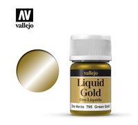 Peinture Acrylique Vallejo Modèle 70795 Liquide Vert Or Alcool VALLEJO