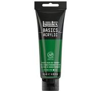 Liquitex Basics 8870044 – Peinture acrylique monopigmentée, satinée, 118 ml Vert de Hooker