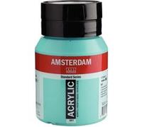 Peinture Acrylique - Vert turquoise - 661 - Amsterdam - Pot de 500ml