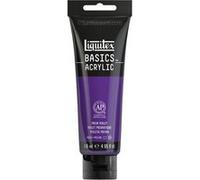 Liquitex 8870054 Basics - Peinture acrylique, peinture artistique monopigmentée, résistante à la lumière, qualité archive, finition satinée, tube de 118 ml - Violet Prismatique