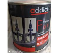 Peinture - Addict - Rouge Vif Brillant - 0,5 L - Glycérophtalique - Antirouille