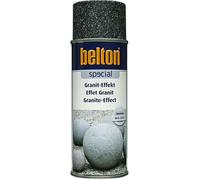 Peinture aérosol - BELTON - Noir obsidienne - Effet granit - 400ml - Intérieur et extérieur