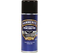 Peinture aérosol Hammerite - Brillant - Noir