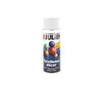 Julien Peinture aérosol Color Touch en phase aqueuse, Intérieur/Extérieur Blanc Neige Satin 400 ml