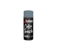 Julien Peinture Aérosol Intérieure et Extérieure Color Touch en Phase Aqueuse - Bleu Gris Satin - 400ml