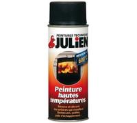 Julien Peinture Aérosol de Protection Hautes Températures - Noir Mat 400ml