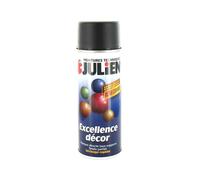 Peinture aérosol Julien noir satine 400ml