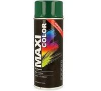 Peinture aérosol MAXICOLOR MX6005 RAL 6005 vert mousse brillant 400 ml Vert mousse RAL 6005 (brillant)