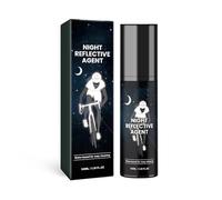 Peinture aérosol phosphorescente, haute visibilité, peinture fluorescente, longue durée, idéale pour l'éclairage nocturne en plein air, peinture phosphorescente pour vélo (blanc)
