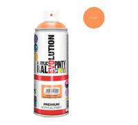 Peinture aérosol PINTYPLUS EVO 400ml F143 orange fluorescent