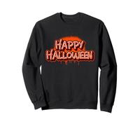 Peinture aérosol rétro Happy Halloween Graffiti Écriture Cadeau Sweatshirt