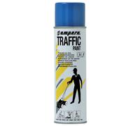 Peinture aérosol Traffic Ampere 500 ml pour traçage coloris bleu