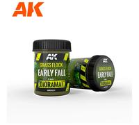 Peinture AK Interactive Grass Flock Early Fall Vert TU