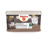 Peinture Alpina Cuisines et Salles de bains 2,5L - Couleur:Taupe Aspect:Satin
