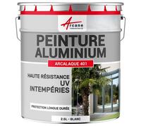 Peinture aluminium fenêtre veranda portail Blanc - RAL 9003 2.5 L