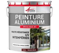 Peinture aluminium fenêtre veranda portail Rouge Brun - Ral 3011 0.5 L