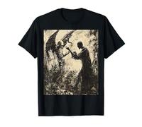 Peinture Ange de la mort Bataille Combat Dreamscape Art T-Shirt