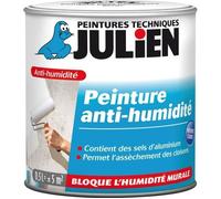 Peinture Anti-Humidité et Étanchéité Julien Satin Blanc Satiné 0,5 L